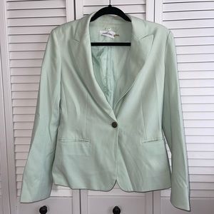 Calvin Klein Mint Suit Jacket Size 8